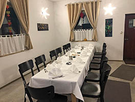 gedeckter Tisch